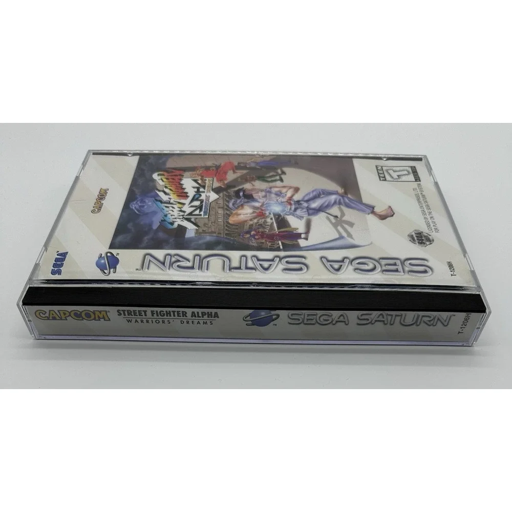 STREET FIGHTER ALPHA WARRIORS' DREAMS SEGA SATURN CIB FOAM REG INSERT TESTED
